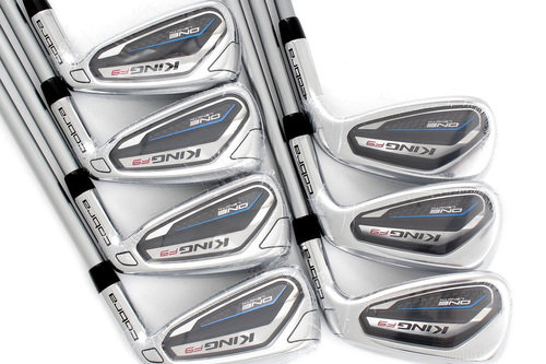 New Cobra King F9 One Length Irons 4-PW Graphite Regular Flex H537 - Image 2