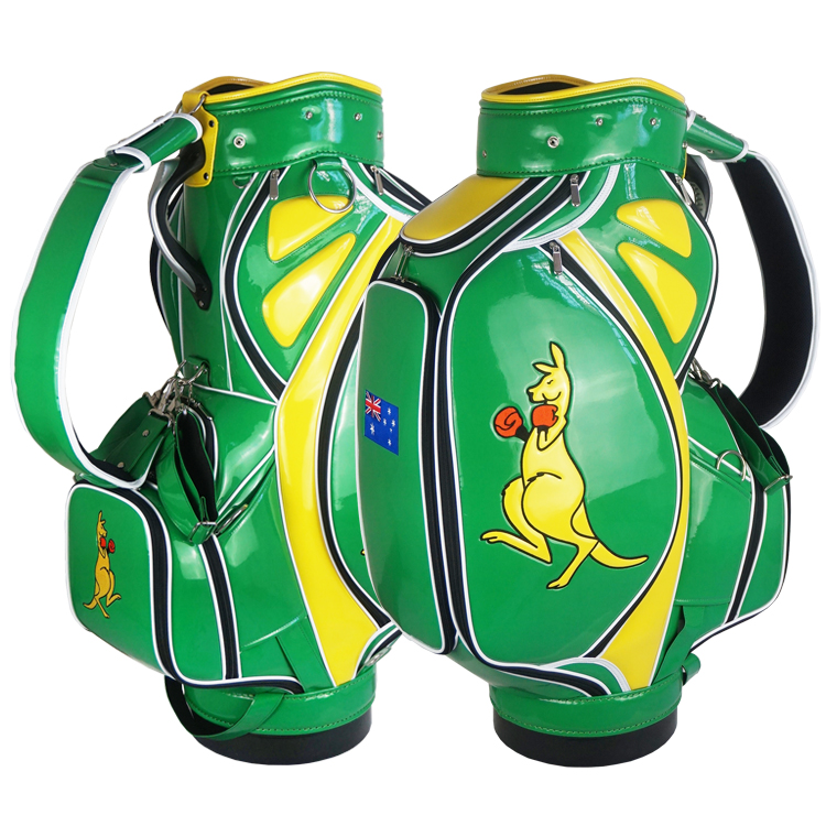 PREMIUM CUSTOM "BOXING KANGAROO" GOLF STAFF BAG just 650.00, save 75.00!