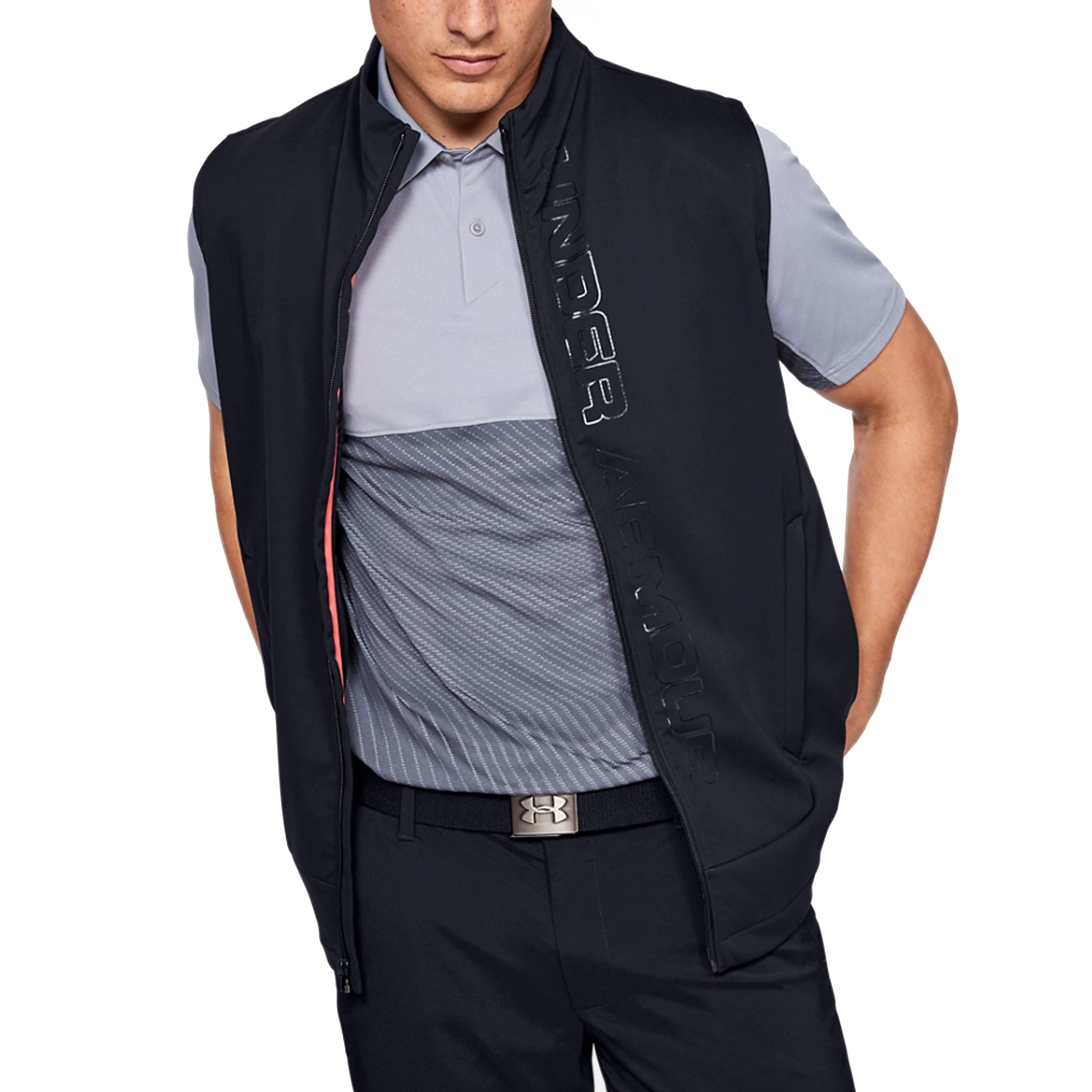 Under Armour Storm Full Zip Golf Vest- Black just $143.99, save $25.01!