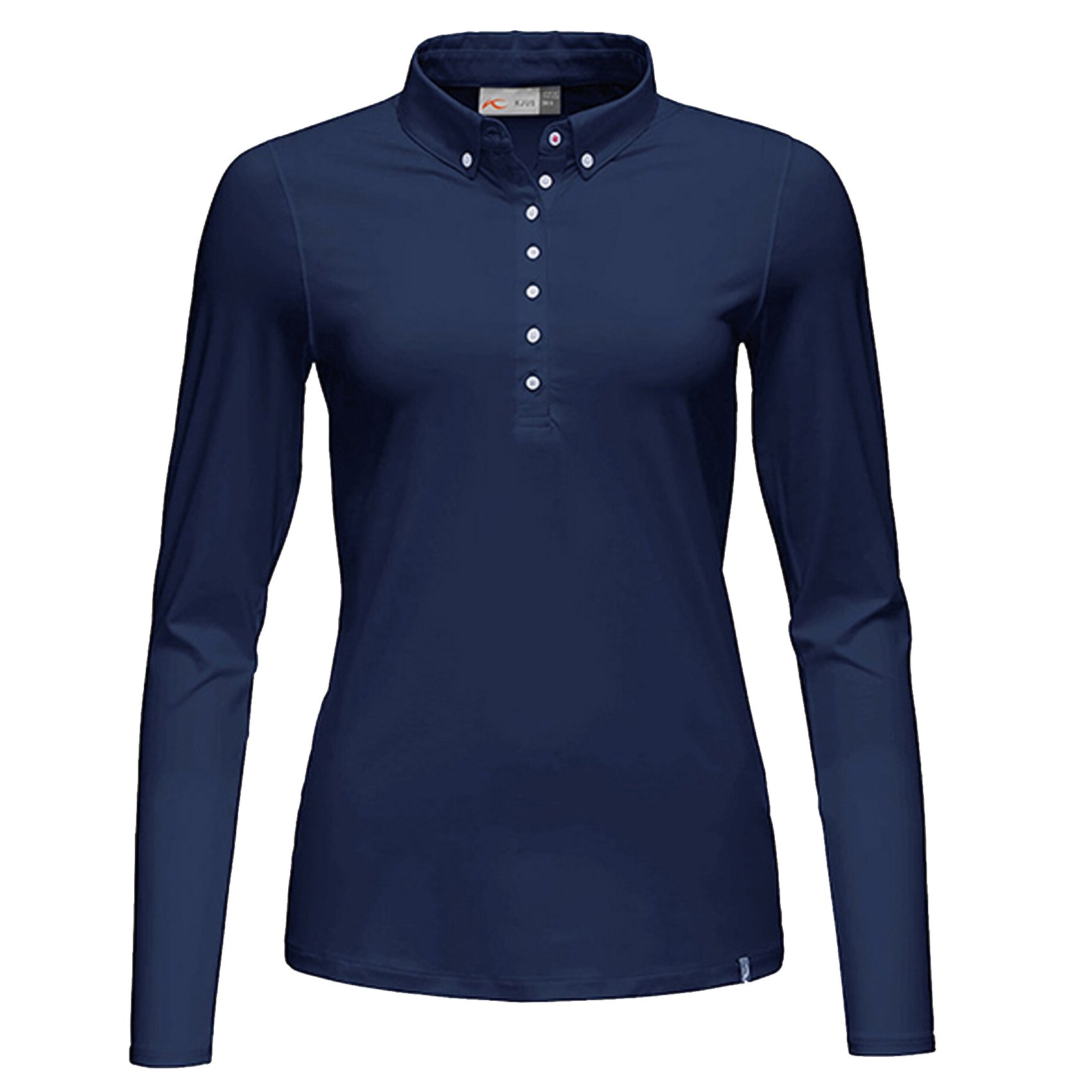 KJUS Women's Scotscraig Longsleeve Golf Shirt Atlanta Blue just 149.