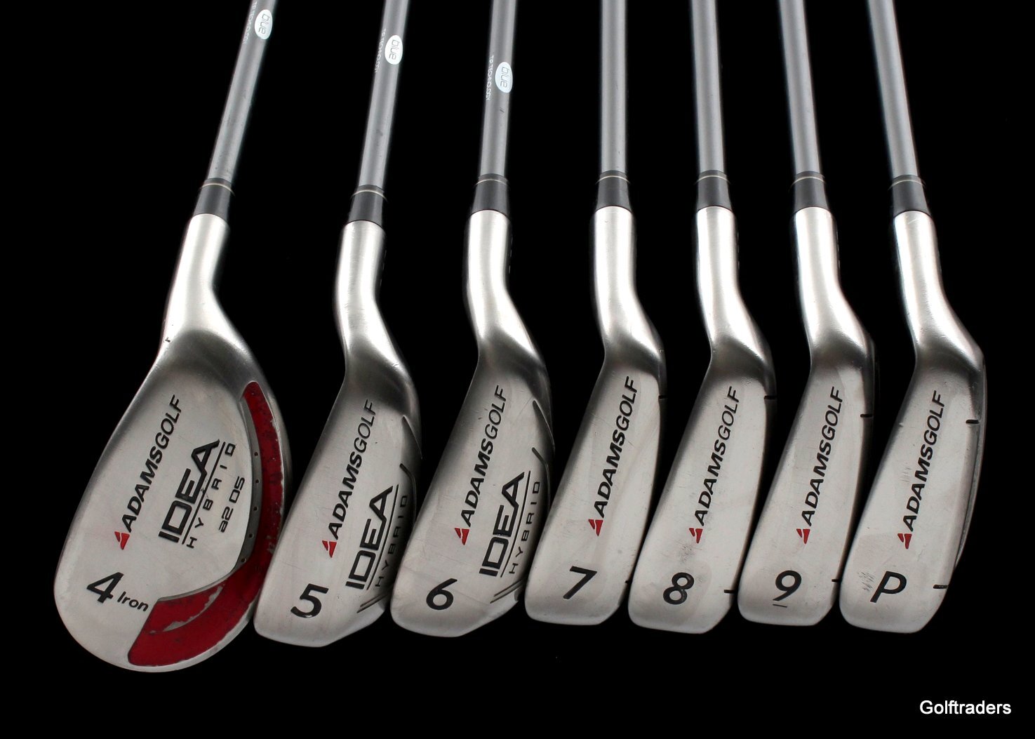 Adams Golf Idea a2os 4 Hybrid5PW Irons Graphite Reg New Grips (+1") H574 just 349.00