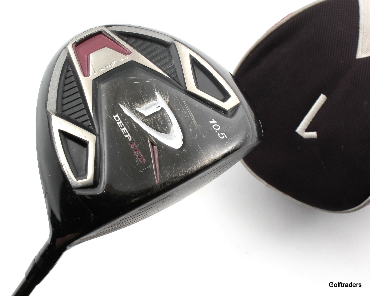 Wilson Deep Red HL Driver 10.5º Graphite Regular Flex Cover New Grip