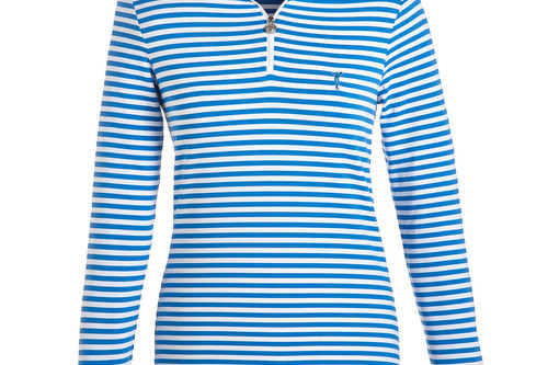 GOLFINO Dry Comfort Long Sleeve Ladies Golf Polo Shirt - Image 1