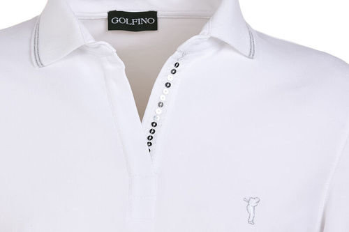 GOLFINO Sparkling Ladies Golf Polo Shirt - Image 3