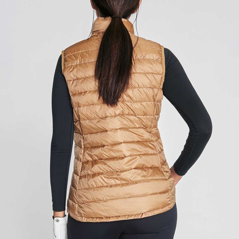 Röhnisch Ladies Brown Lightweight Rohnisch Shine Golf Down Vest just £79.95