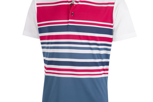 Galvin Green Miguel Stripe Golf Polo Shirt - Image 1