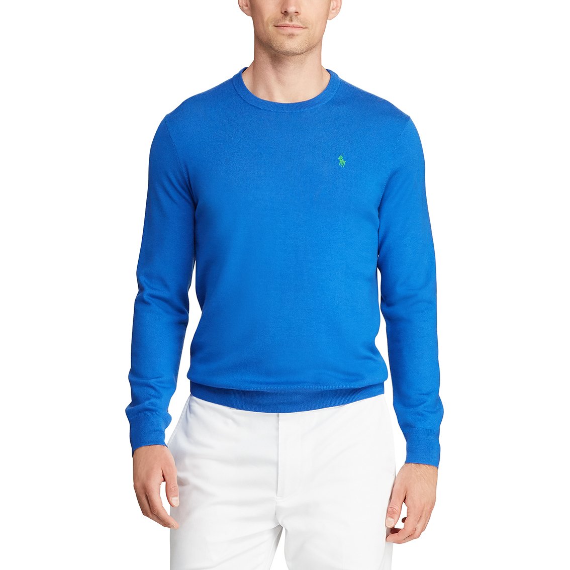 Polo Golf Ralph Lauren Merino Wool Crew Neck Sweater - New Iris Blue just $159.00, save $140.00!