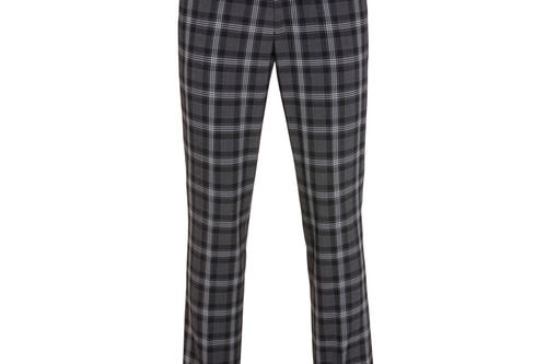 GOLFINO Checked Stretch Golf Trousers - Image 1