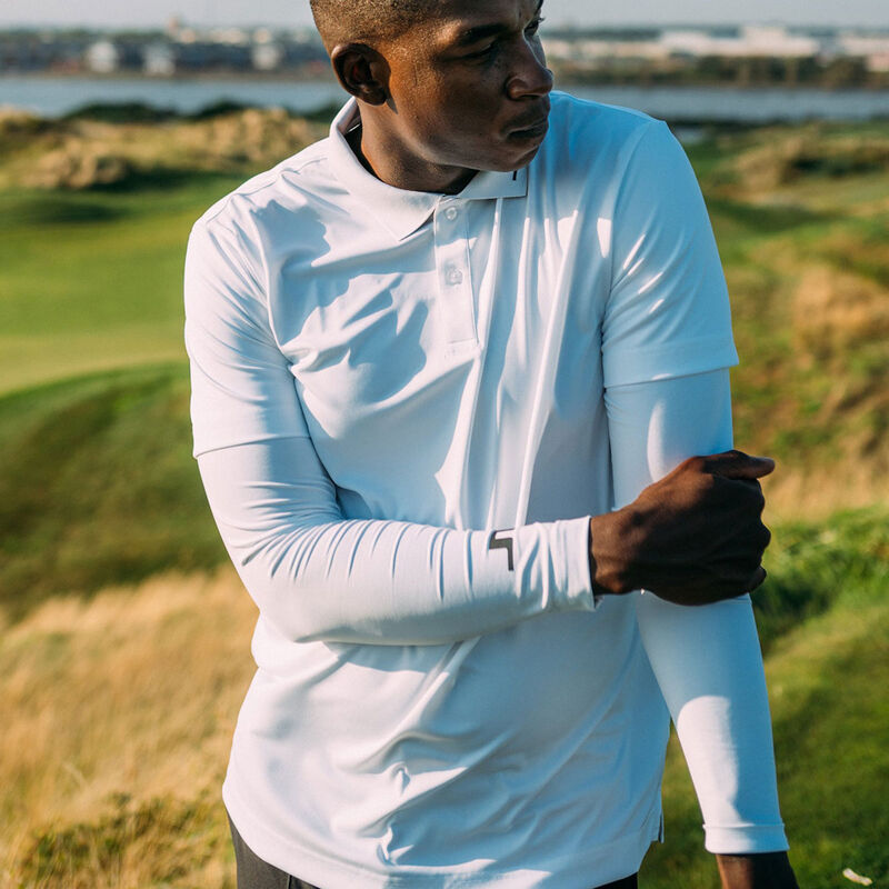 J.Lindeberg Mens Blue Enzo Golf Compression Sleeves just £14.99