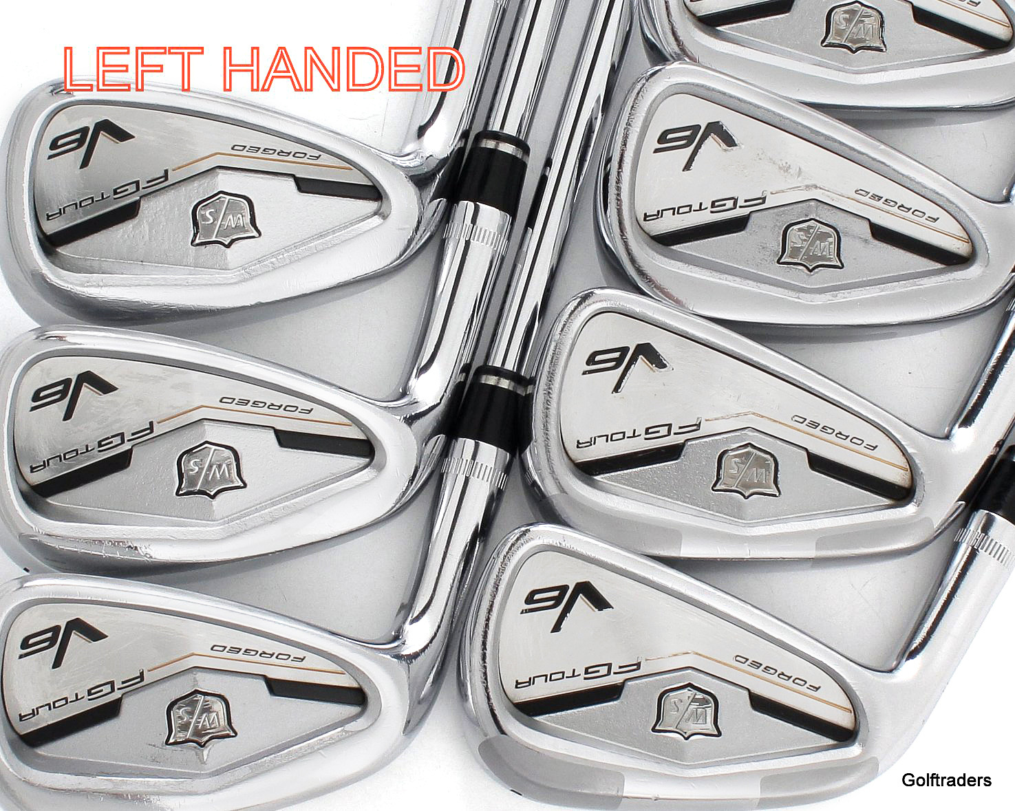 Wilson Staff FG Tour V6 Irons 4PW Steel Stiff Flex Left Handed H1017 just 699.00
