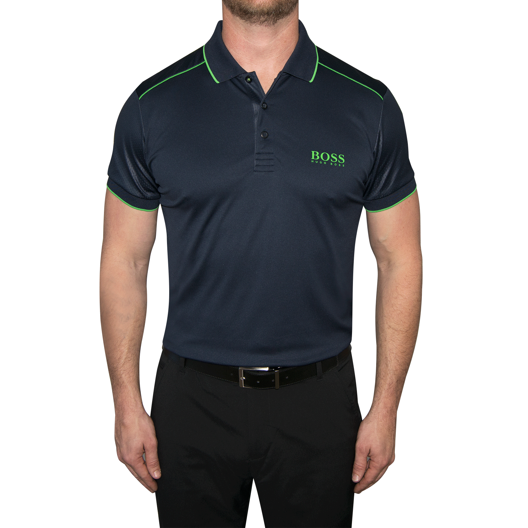 Hugo Boss Paule Pro 2 Golf Shirt Navy just 139.00, save 90.00!