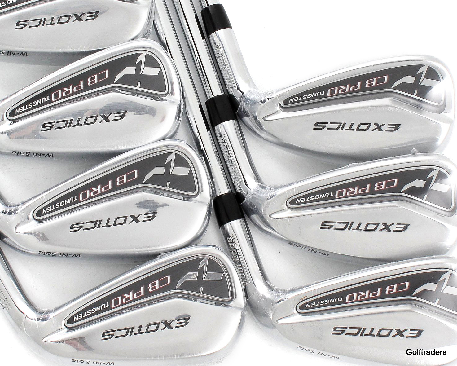 New Tour Edge Exotics CB Pro Tungsten Irons 4PW Steel Stiff Flex H1128