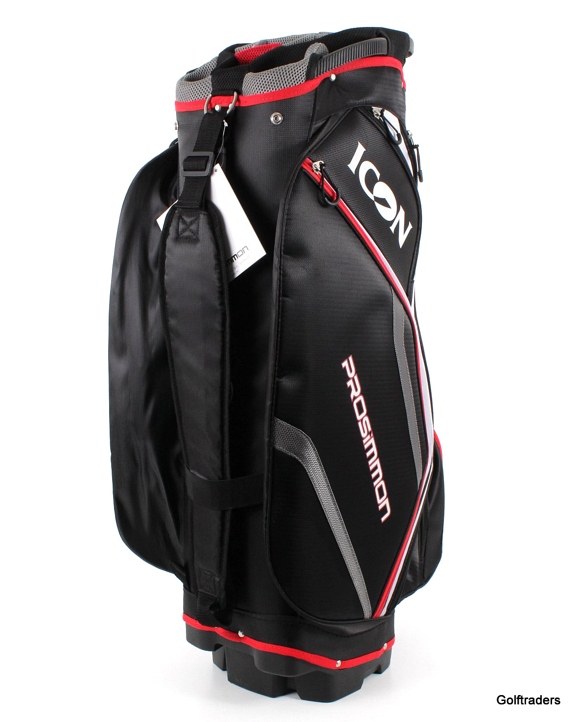 New Prosimmon 2020 Icon Deluxe Golf Cart Bag Black / White / Red H1162
