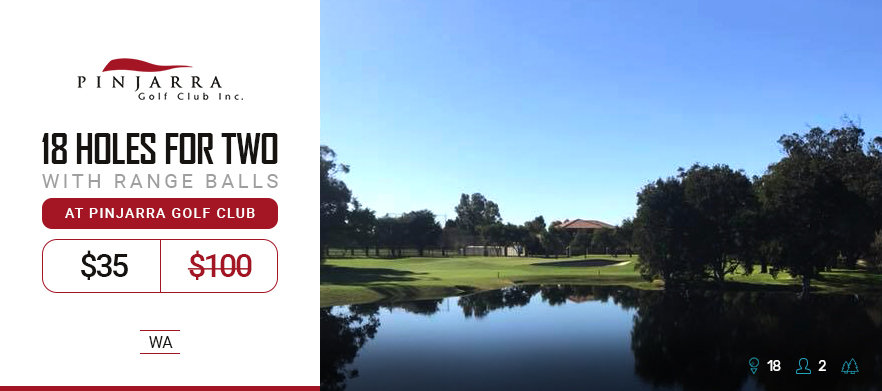 18 Holes for TWO with range balls each <em> Pinjarra Golf Club! </em>