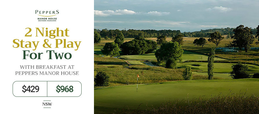 2 Night Stay & Play For Two With Breakfast at Peppers Manor House