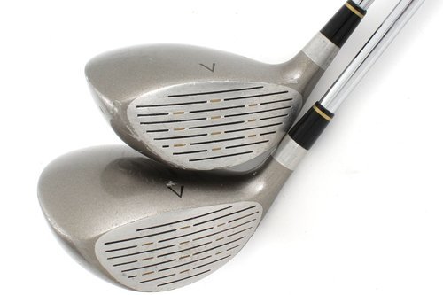 Greg Norman Oversize 3 & 5 Woods Set Steel Uniflex Steel + New Grips H764 - Image 2