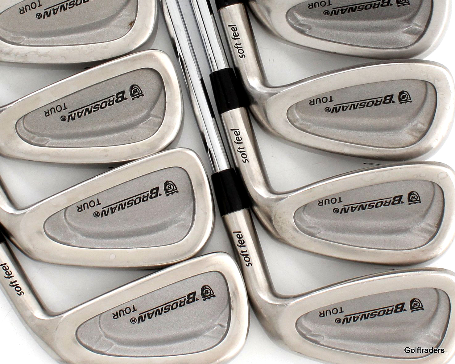 Brosnan Tour Soft Feel Irons 3PW, SW Steel Regular Flex H1295 just 399.00