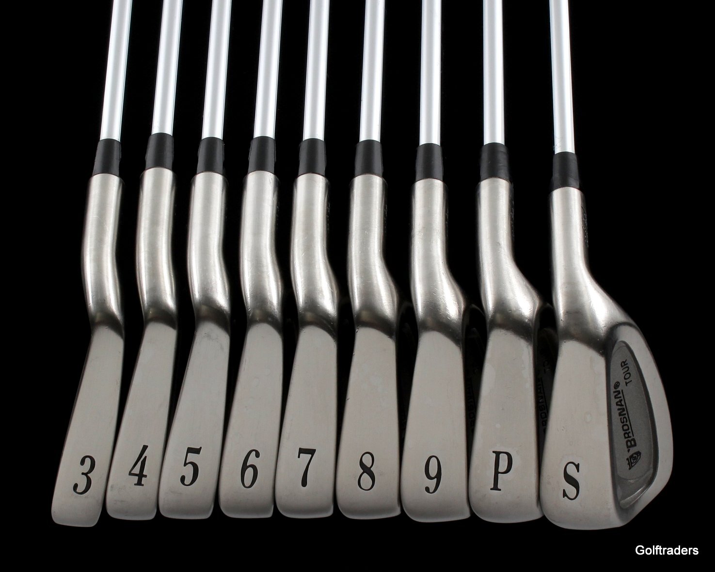 Brosnan Tour Soft Feel Irons 3PW, SW Steel Regular Flex H1295 just 399.00