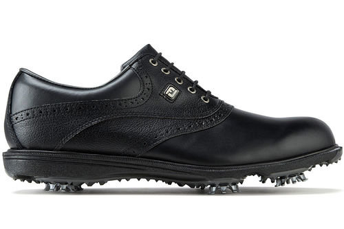 FootJoy Mens Black Waterproof Hydrolite 2 Golf Shoes - Image 1