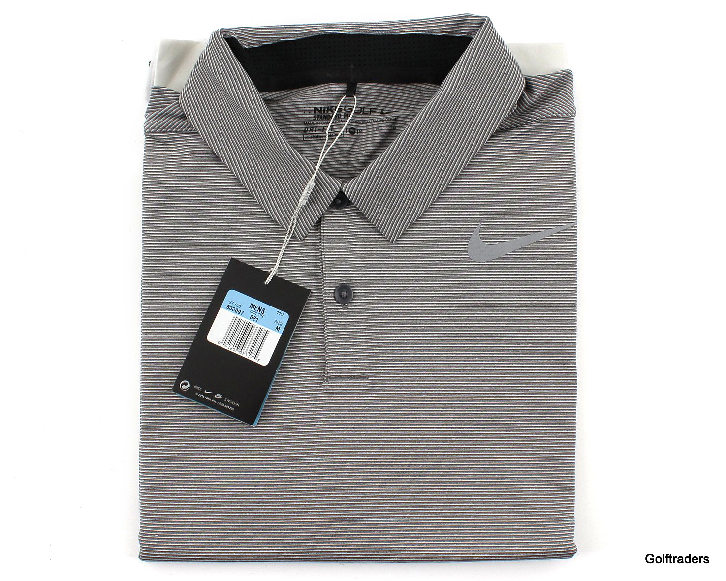 New Nike Golf Men's DriFit Standard Fit Golf Shirt 833097 021 Size M