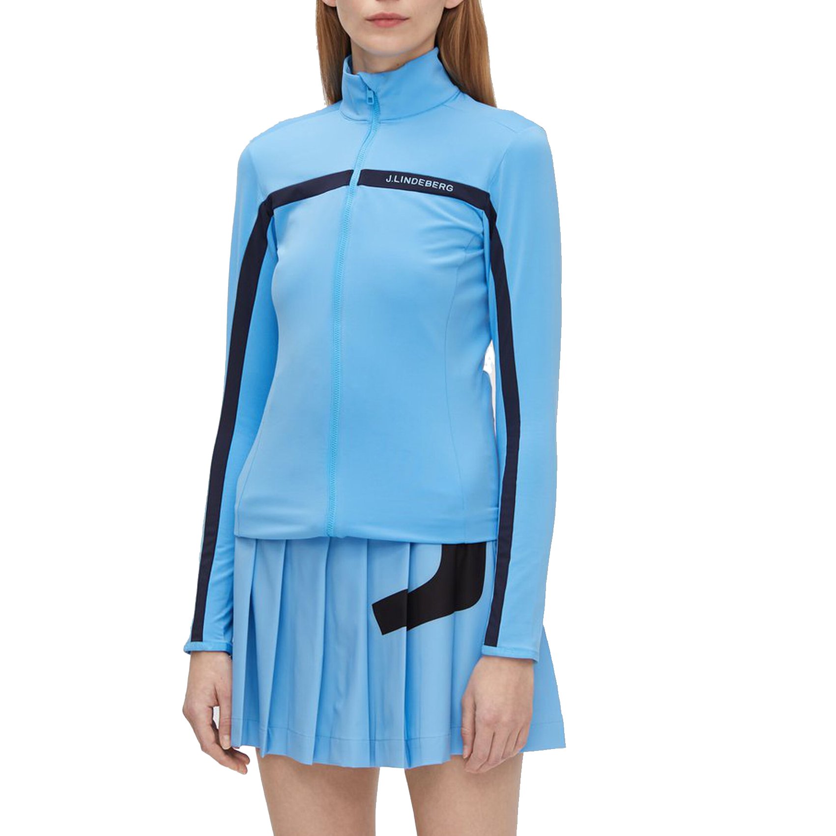 J.Lindeberg Women's Janice Mid Layer Ocean Blue just 199.00