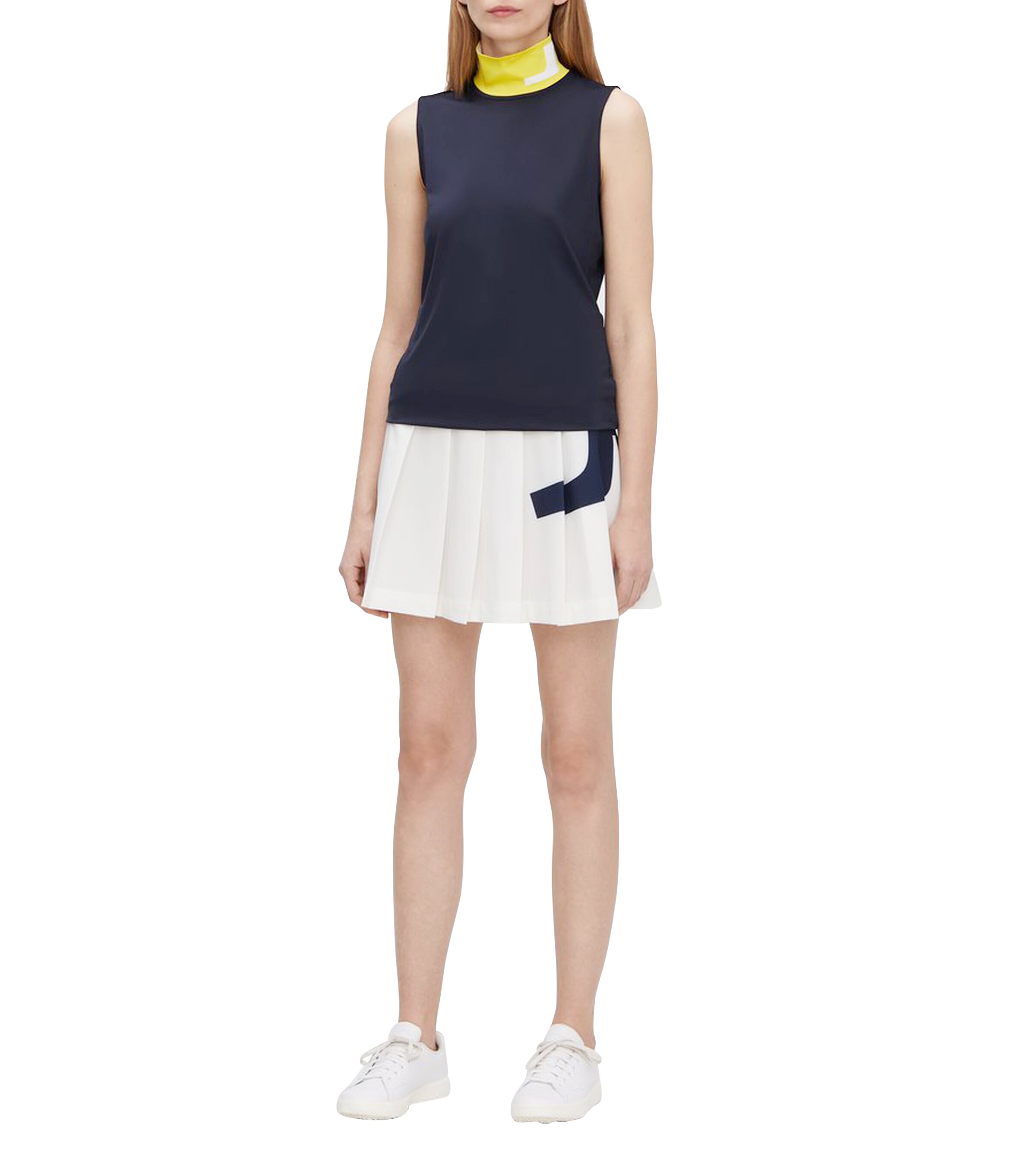 J.Lindeberg Women's Naomi Bridge Golf Skort White just 149.00