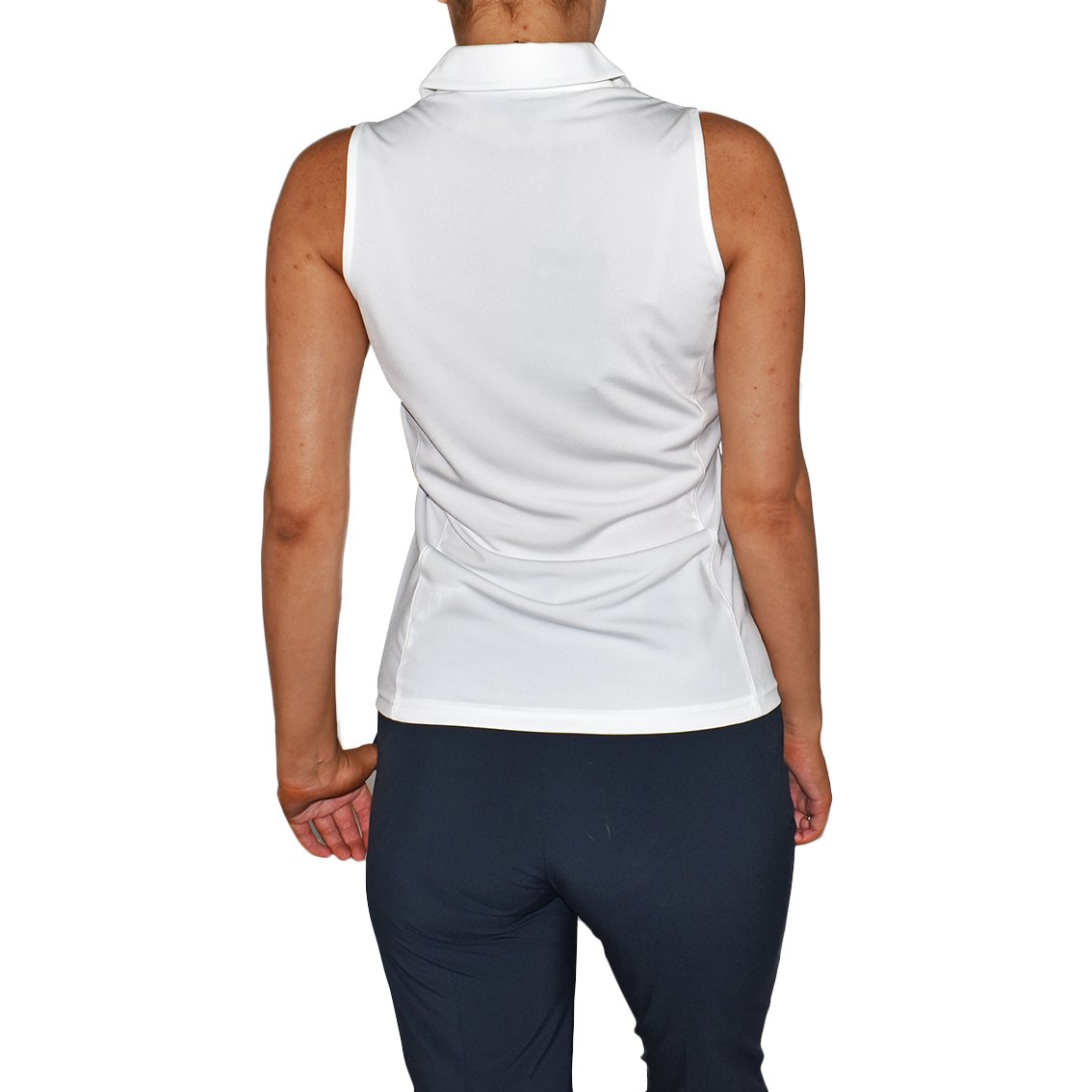 J.Lindeberg Women's Dena Sleeveless Golf Shirt White just 88.00