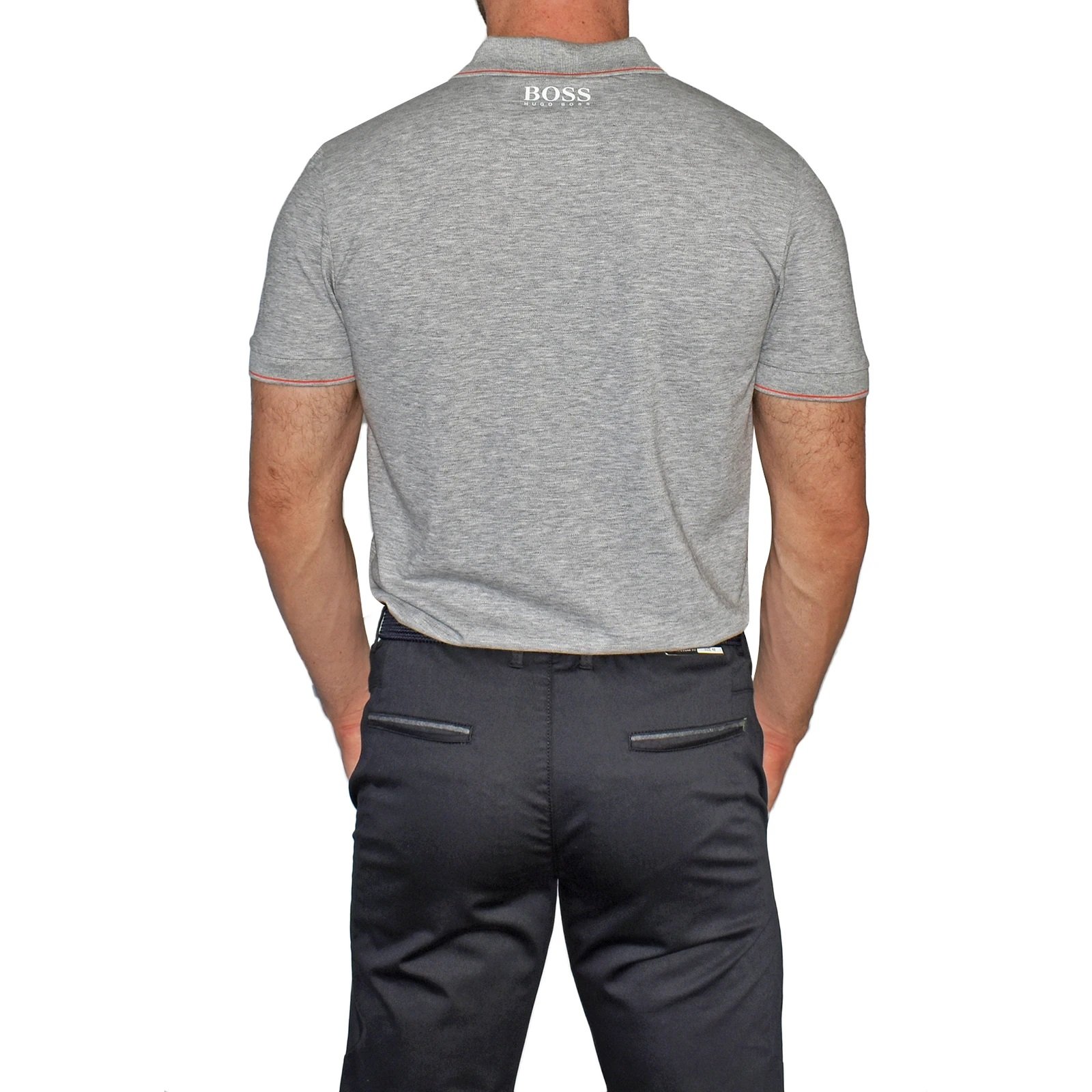Hugo Boss Paule Pro Golf Shirt Open Grey just 99.00, save 120.00!