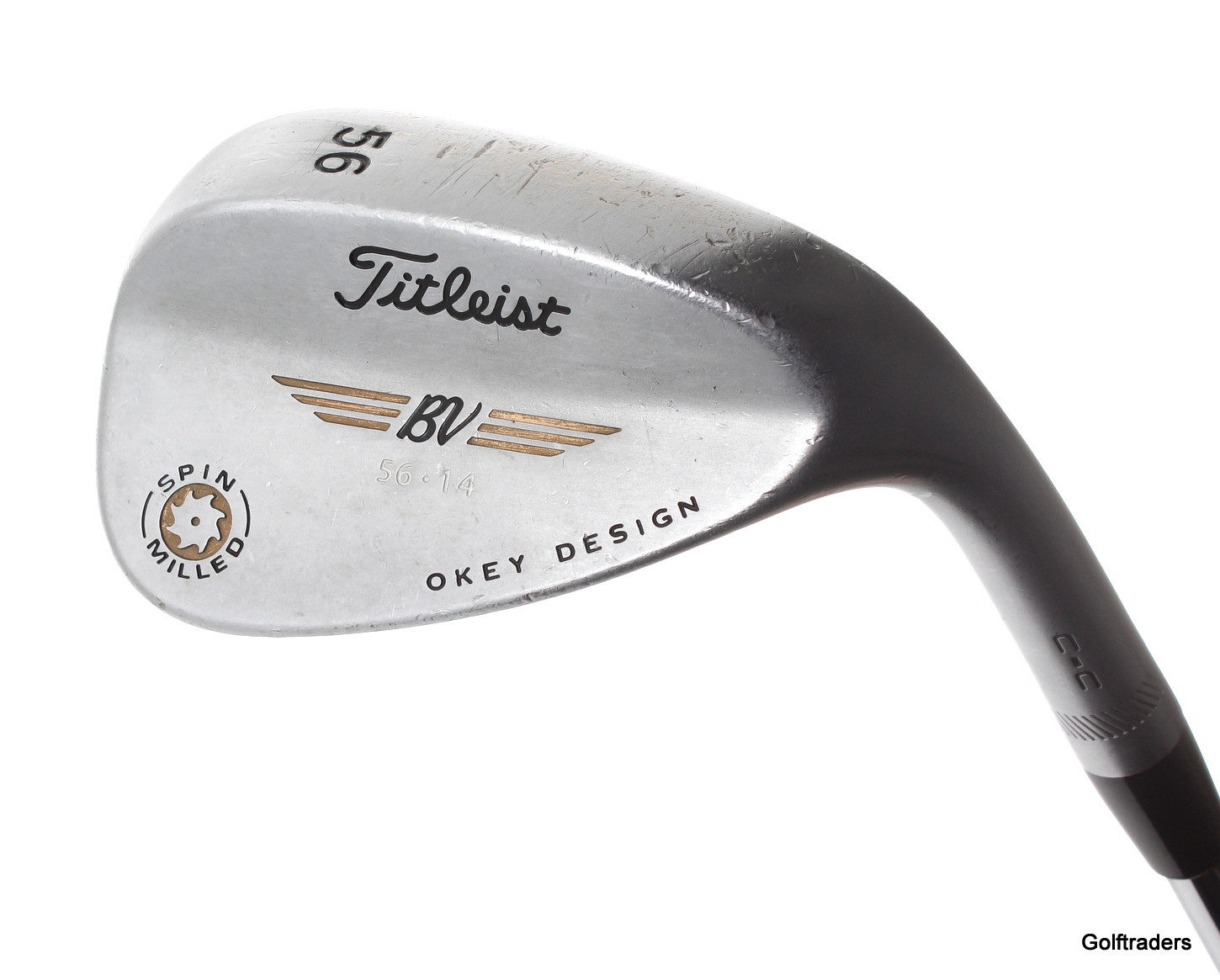 TITLEIST VOKEY SPIN MILLED CC 56º SAND WEDGE STEEL WEDGE FLEX NEW GRIP
