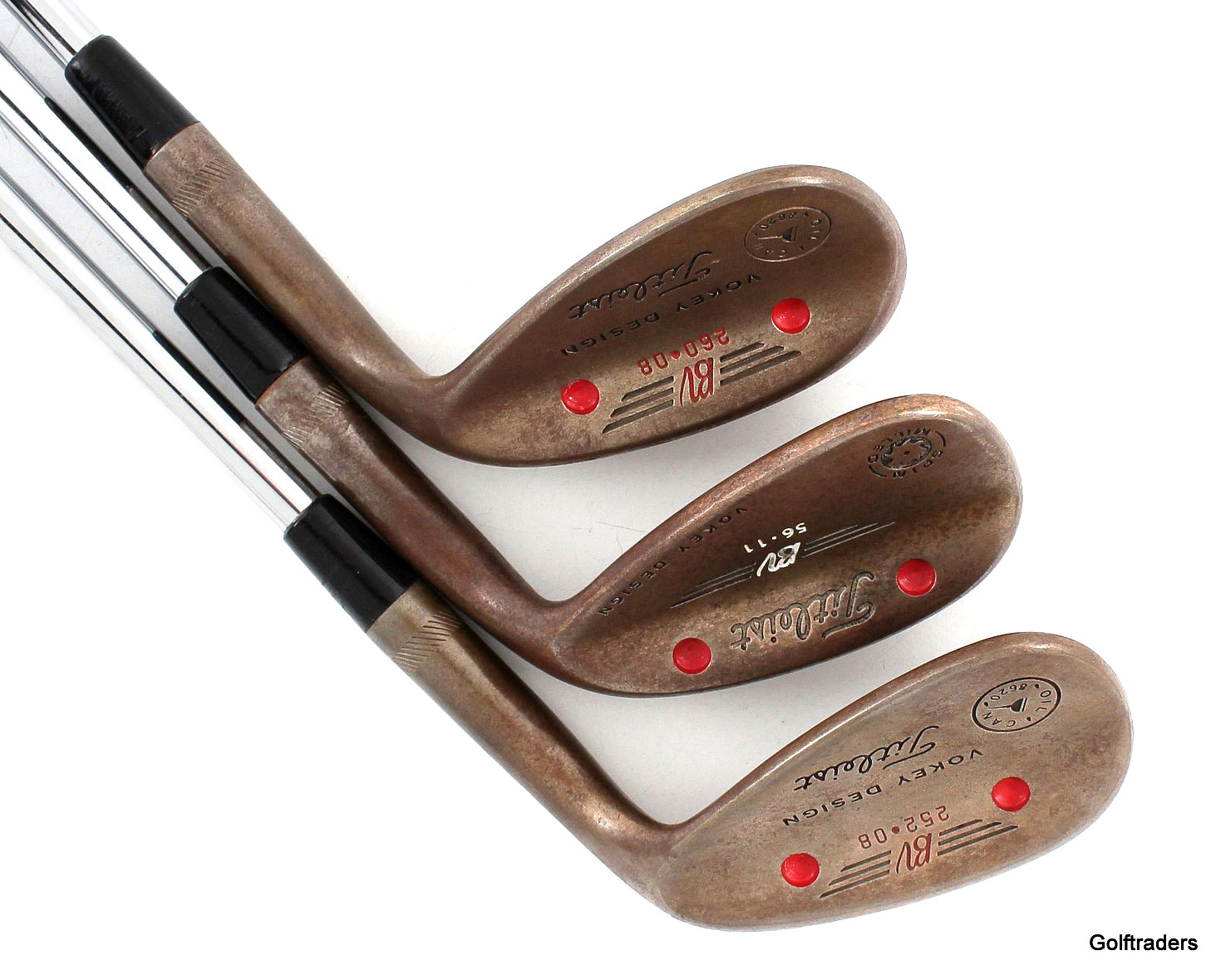 Titleist BV Vokey Oil Can Wedge Set Gap 52º Sand 56º Lob 60º Steel