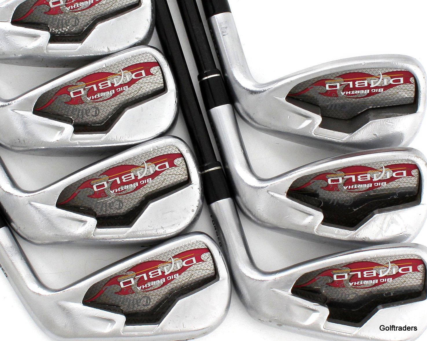 Callaway Big Bertha Diablo Irons 4PW Graphite Regular New Grips