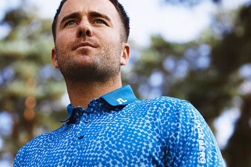 J.Lindeberg Tour Tech Graphic Golf Polo Shirt - Image 3