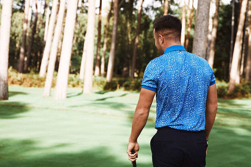 J.Lindeberg Tour Tech Graphic Golf Polo Shirt - Image 4