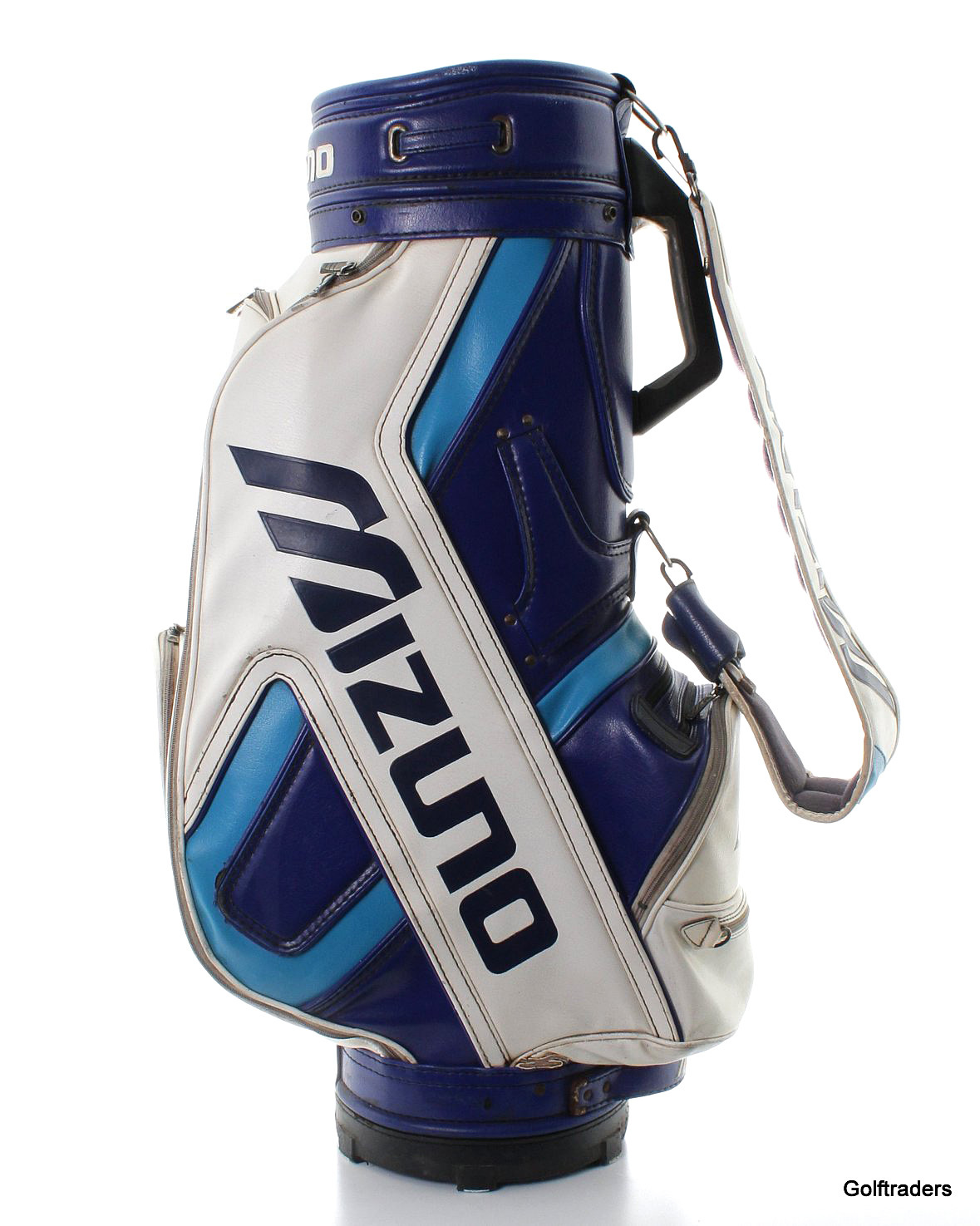 Mizuno Staff Golf Bag Retro Blue / White Used H2346 just 189.00