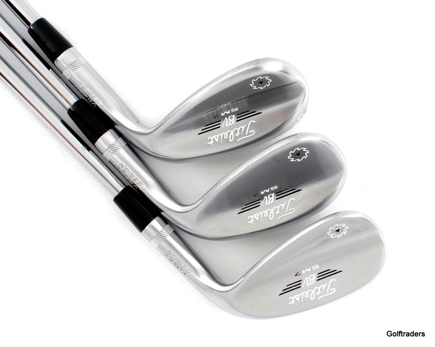 Titleist SM7 Chrome Wedge Set Gap 50º, Sand 54º, Lob 58º Steel Wedge