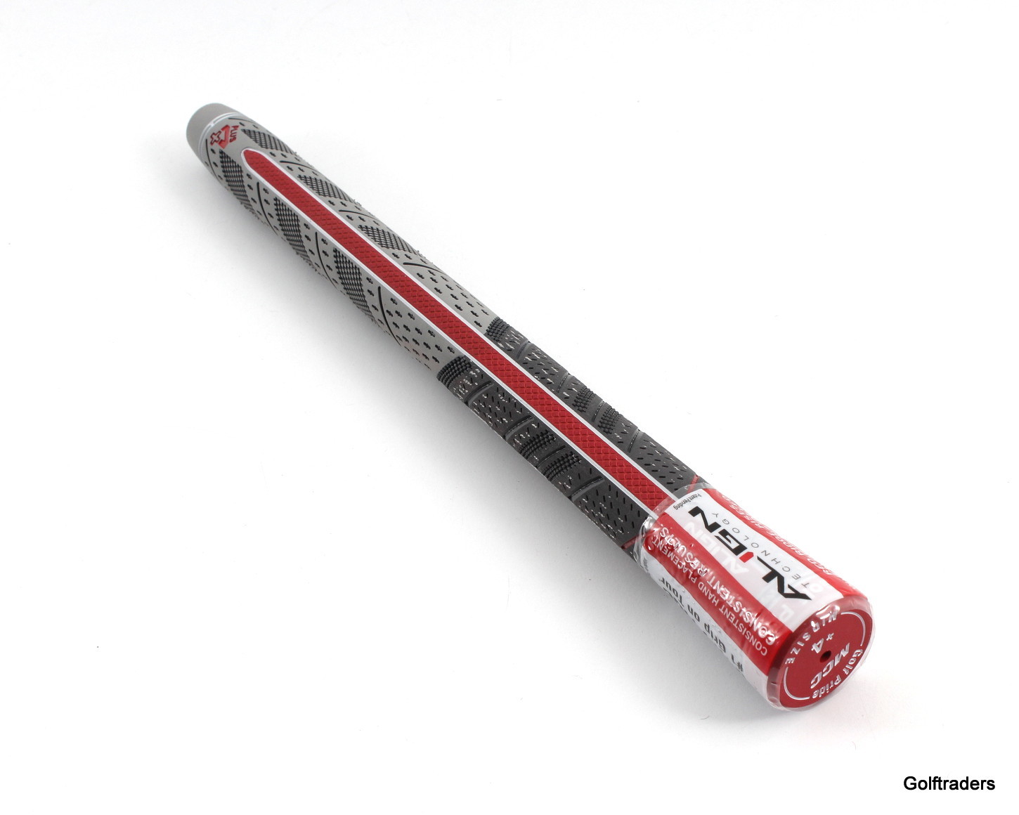 GOLF PRIDE MCC +4 ALIGN TECHNOLOGY MIDSIZE GREY/RED GRIP