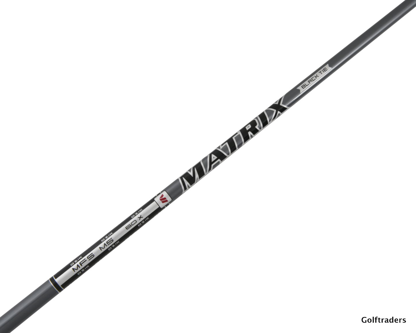 OZIK MFS M5 BLACK TIE DRIVER SHAFT 68 GRAM XSTIFF + ADAPTER & GRIP NEW