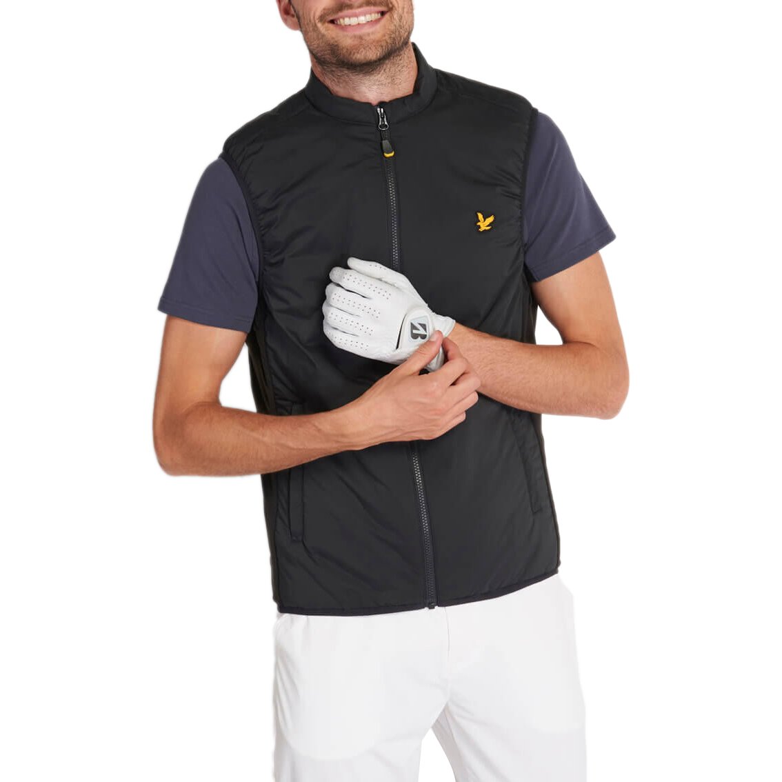 Lyle & Scott Golf Gilet True Black just 89.00, save 70.99!