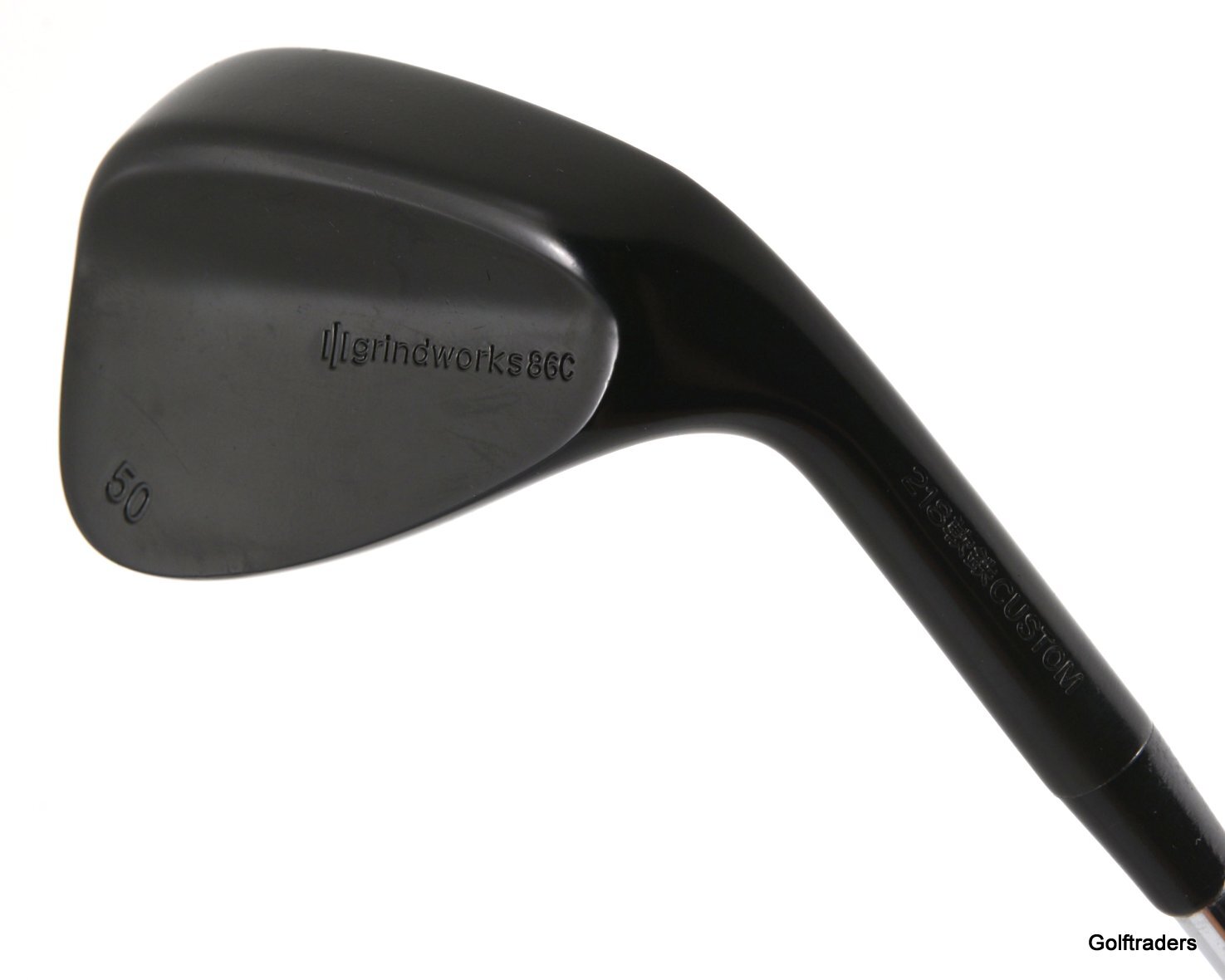 Grindworks 86C Black 218 Custom Gap Wedge 50º Steel Wedge Flex H3437