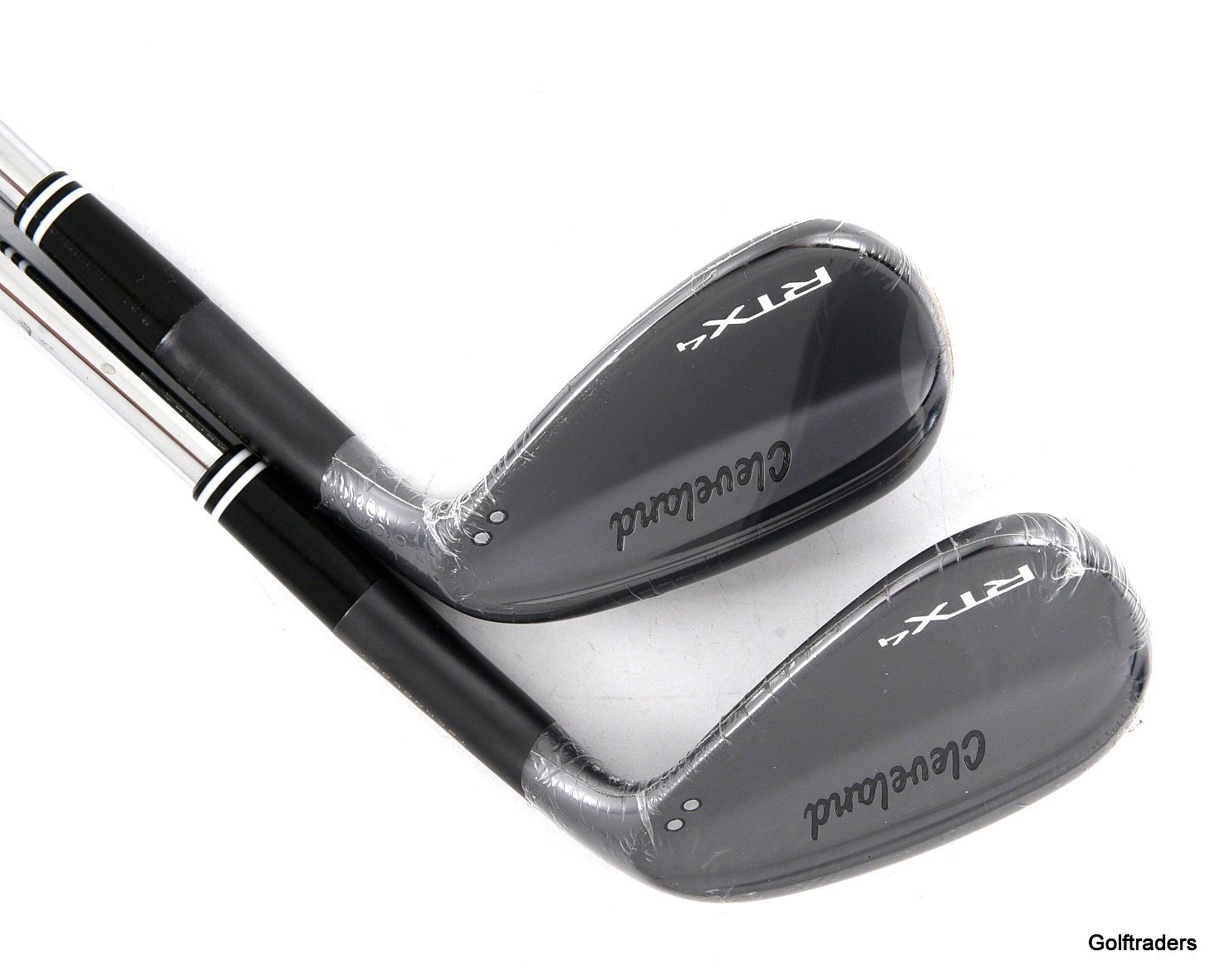 New Cleveland RTX4 Black Wedge Set Pitching 46° Stiff, Gap 50° Wedge