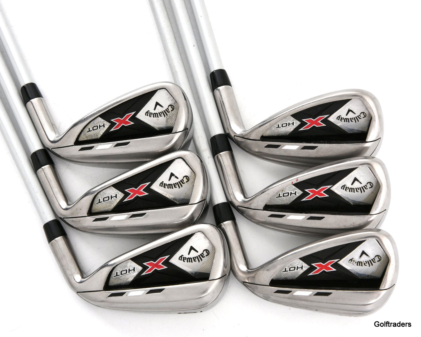 Callaway X Hot Irons 6PW, GW Graphite Regular Flex 0.5" Longer H3571 just 499.00
