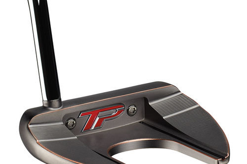 TaylorMade Silver and Black Adjustable TP Ardmore Right Hand 2 Patina Single Bend SS Putter - Image 1