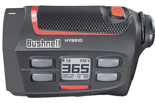 Bushnell Black and Red Hybrid V2 Handheld Golf Rangefinder - Image 2