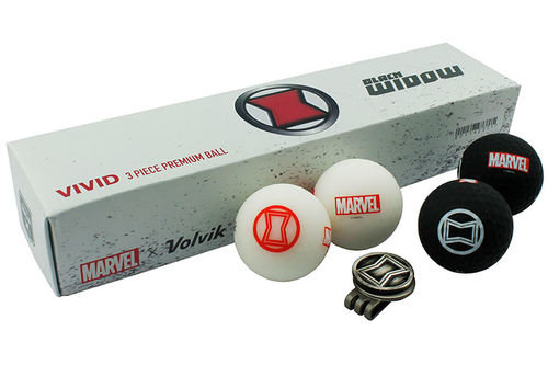 Volvik Marvel 4 Ball Pack with Marker - Image 1