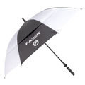 Fazer Black and White Logo Print Dual Canopy Golf Umbrella - Image 1