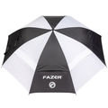Fazer Black and White Logo Print Dual Canopy Golf Umbrella - Image 2