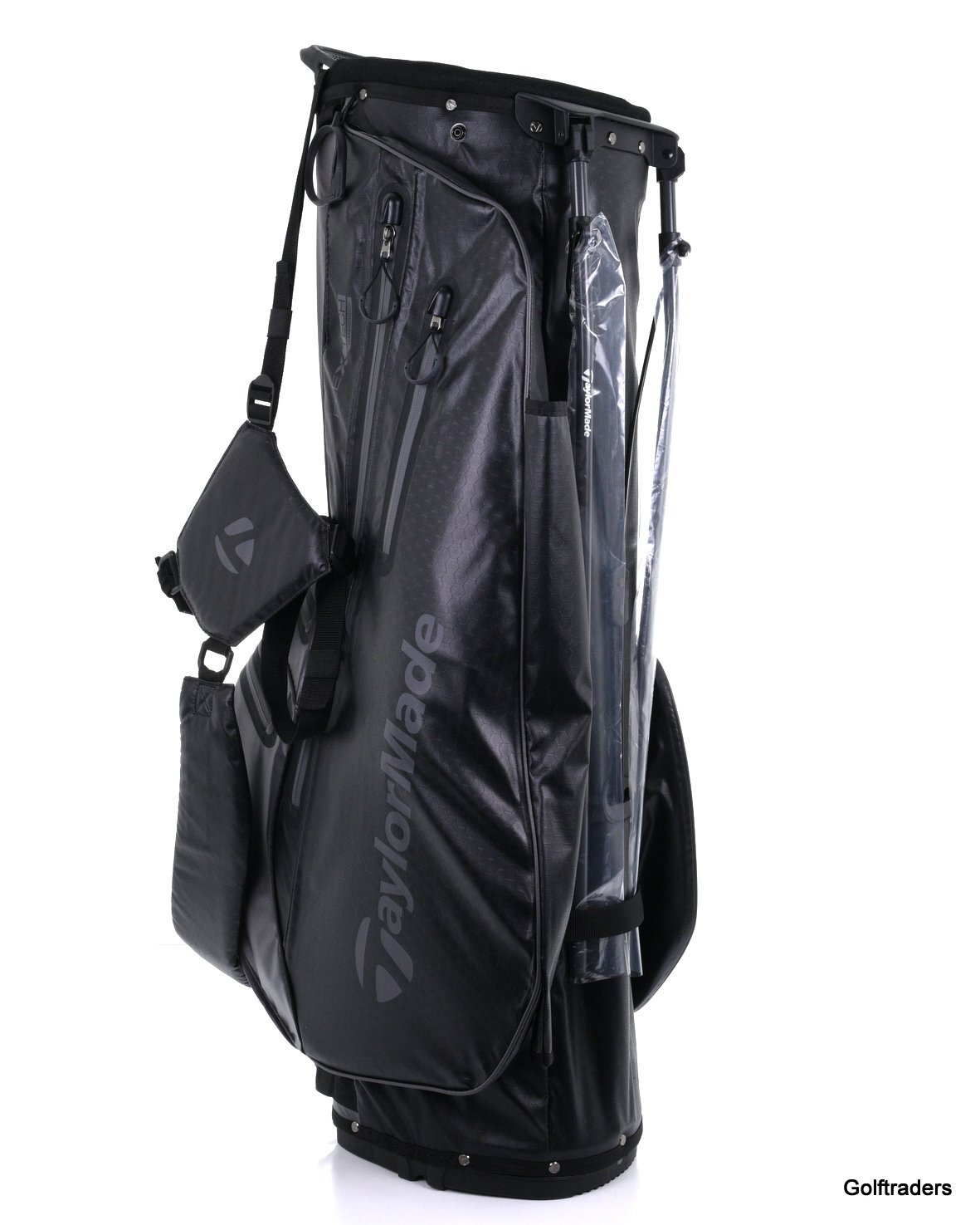 New Taylormade TM21 Storm Waterproof Golf Stand Bag Black / Charcoal