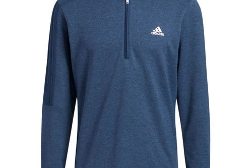 adidas Golf 3-Stripe Left Chest 1/4 Zip Midlayer - Image 1