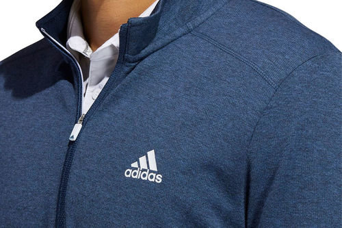 adidas Golf 3-Stripe Left Chest 1/4 Zip Midlayer - Image 4