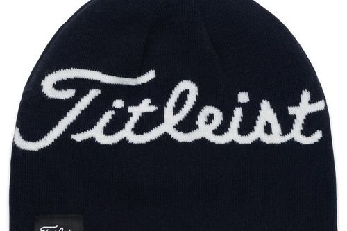 Titleist Navy Blue and White Lifestyle Reversible Beanie Hat - Image 2